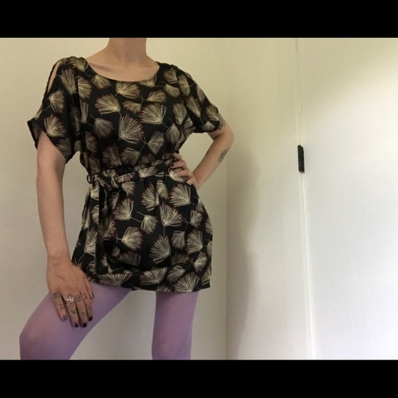 Forever 21 Shoulder Slit Black Mini Dress - Picture 8 of 14